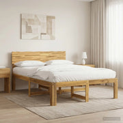 Letto matrimoniale con testiera ROSTOCK Bianco 135 x 190 cm 903364