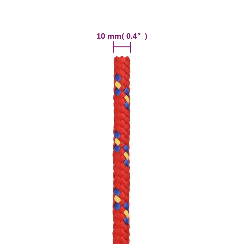 Corda per barca Rossa 10 mm 25 m in Polipropilene 152400