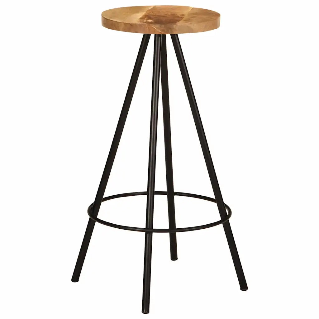 Set da Bar 7 pz in Legno Massello di Mango