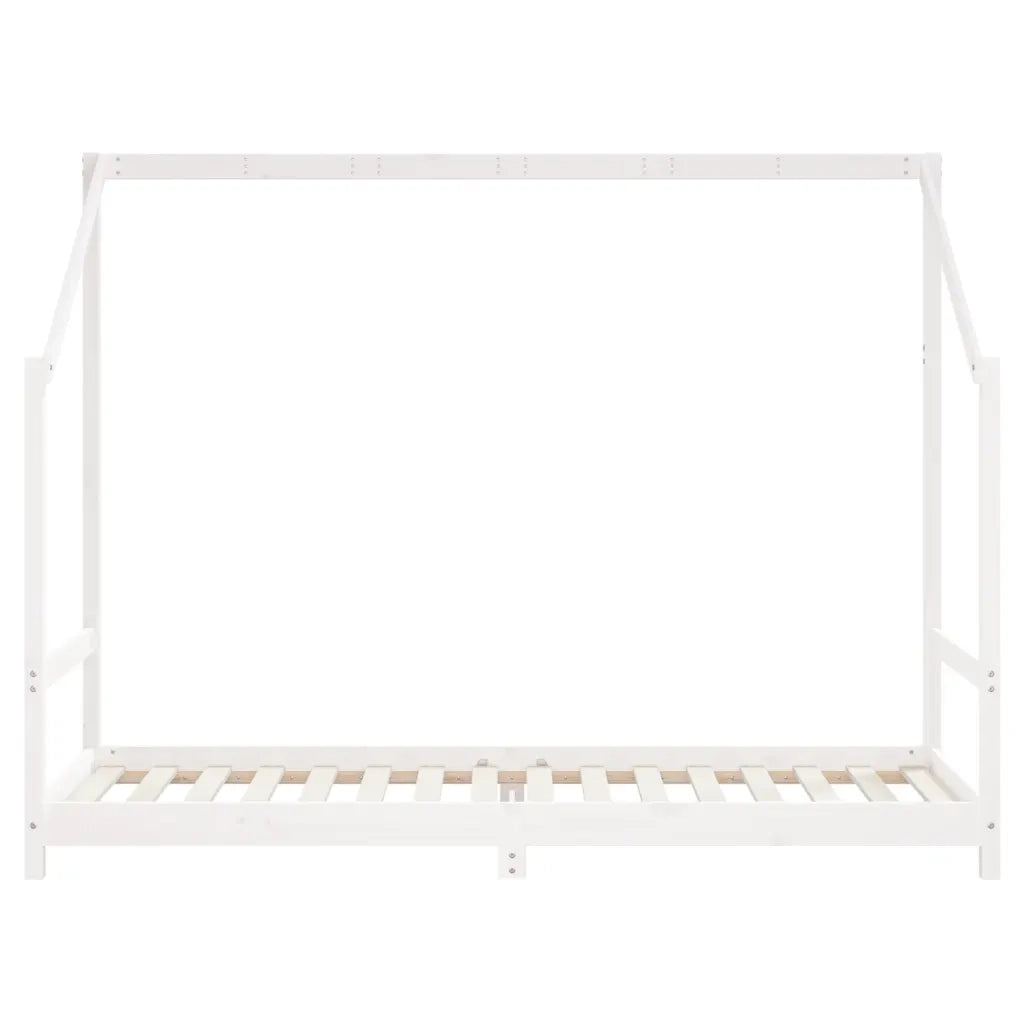 Giroletto per Bambini-Struttura Letto Bambini Bianco 2x(80x200) cm Legno Massello Pino