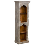 Scaffale in legno finitura artigianale 57x37x180h cm