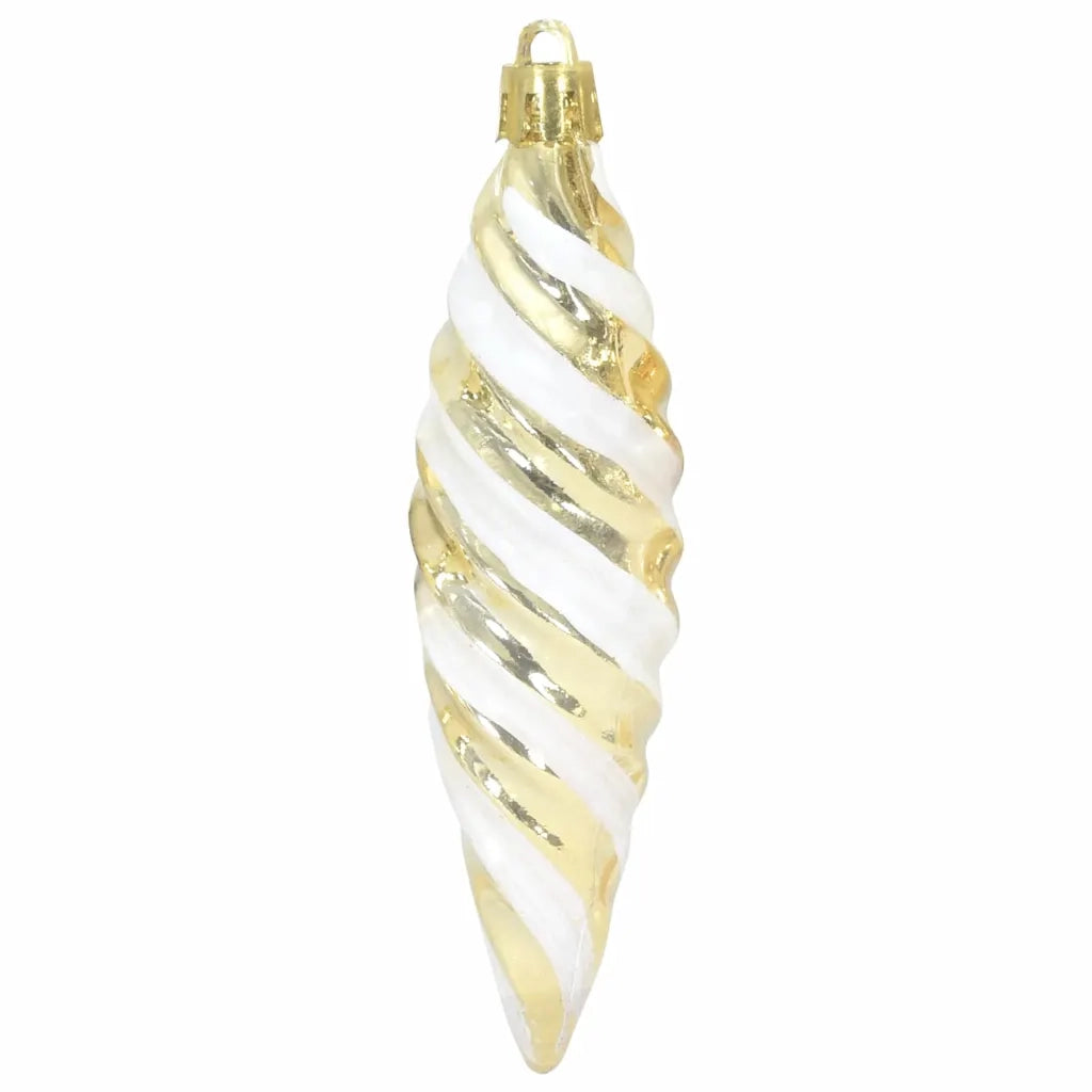 Palla a spirale di Natale 40 pz Oro Plastica CFW3041734