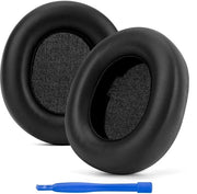 Orecchini di sostituzione con cuscino - Orecchini comodi - Pelle in puro proteine - Nero - Orecchini per cuffie - Adatto per modello SteelSeries Arctis Nova ...