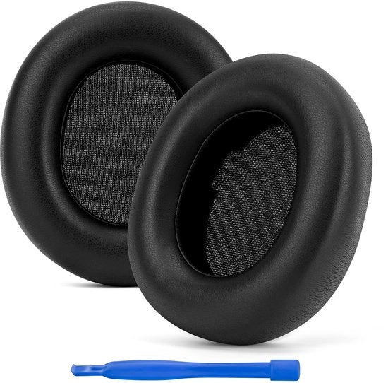 Orecchini di sostituzione con cuscino - Orecchini comodi - Pelle in puro proteine - Nero - Orecchini per cuffie - Adatto per modello SteelSeries Arctis Nova ...
