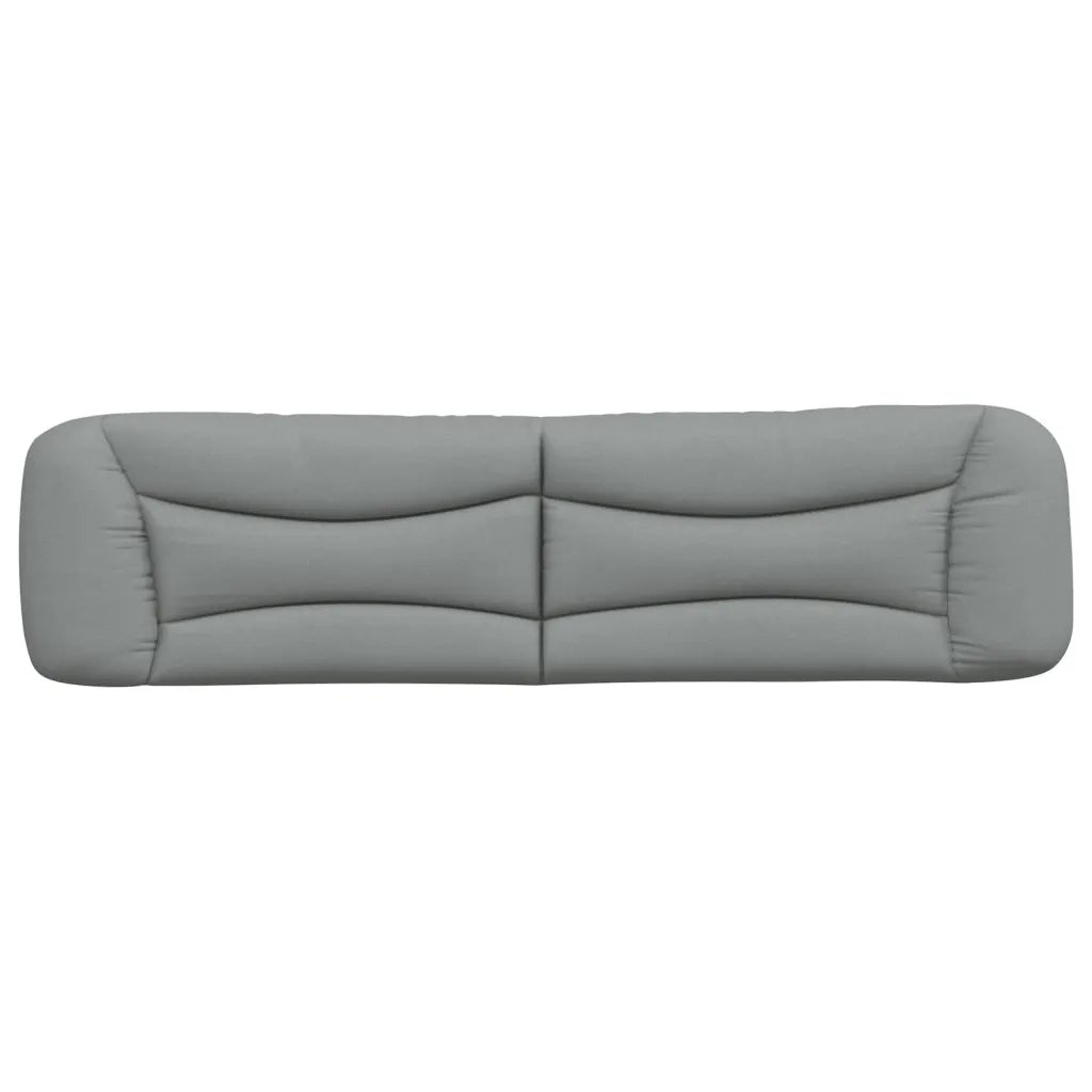 Cuscino Testiera Hvar Grigio Chiaro 200 cm in Tessuto CFW8793169