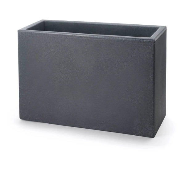 Fioriera Rettangolare colore Antracite 60x24 5 CM H 24 5 mod. Schio Cassa