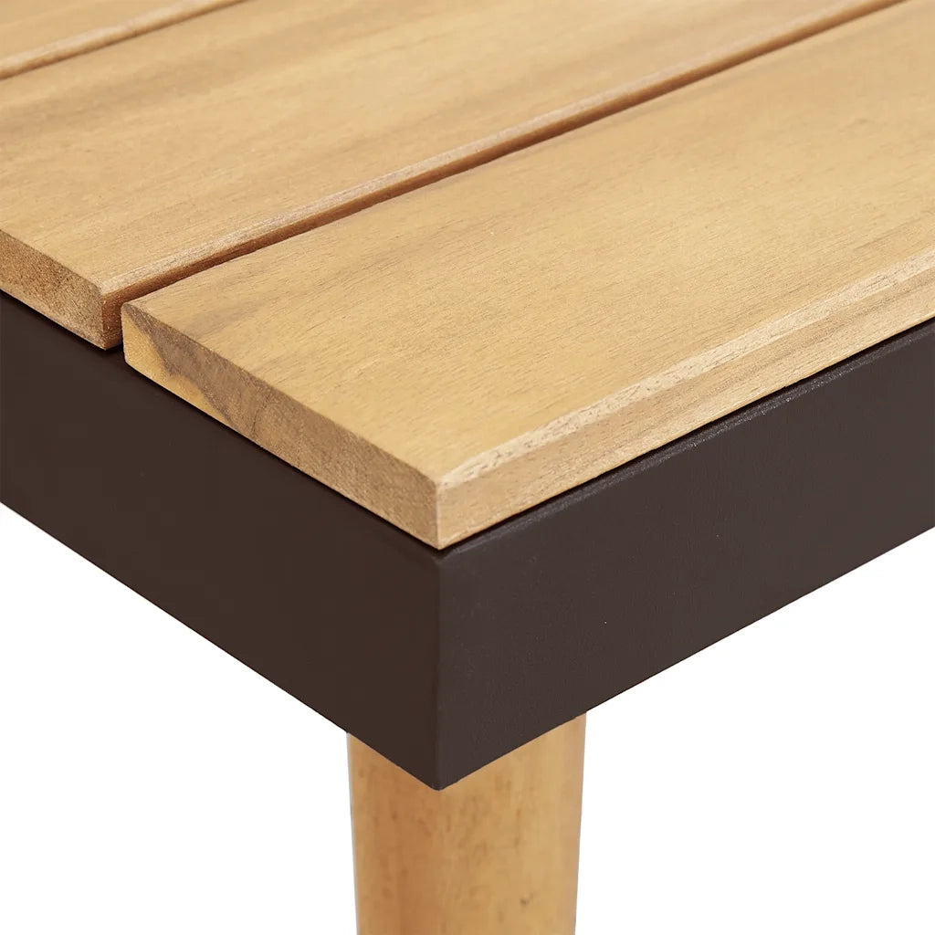 Set Divani da Giardino 7 Posti con Cuscini Legno Acacia Marrone cod mxl 35060