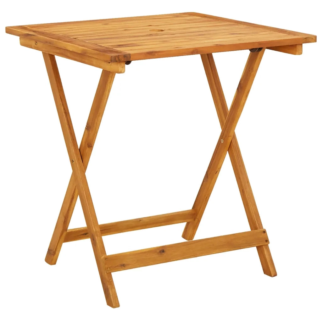 Set da Bistrot 3pz Grigio in Polipropilene e Legno Massello 3281878