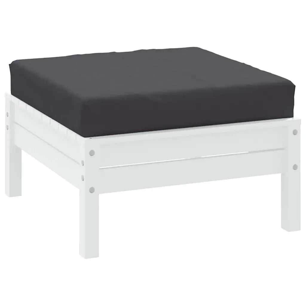 Cuscino per Pallet Antracite 60x60x9,5 cm in Tessuto 361792