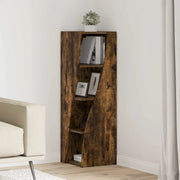 Mobile angolare Rovere fumé 32x32x102cm Legno multistrato 889860