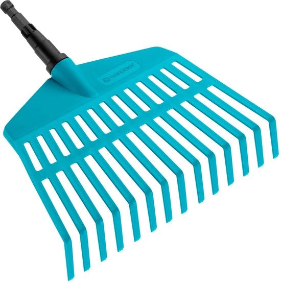 Racchetto per Giardino Combisystem: Rasoio Leggero e Maneggevole per Piccole Aree Verde - Denti in Plastica di Alta Qualità, Larghezza 27 cm, Adatto per Tutti i Tronchi CombiSystem (3105-20)