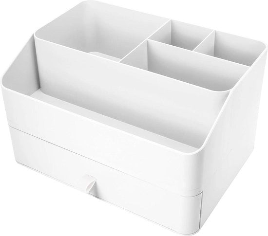 Organizzatore di Stoccaggio Cosmetici - Scatola di Trucco con Scheda - Accessori per la Cura della Pelle - Gioielli per il Trucco - Contenitore per Trucco per Armadio - Mobile Bagno - Camera da Letto contenitore per smalti da unghie