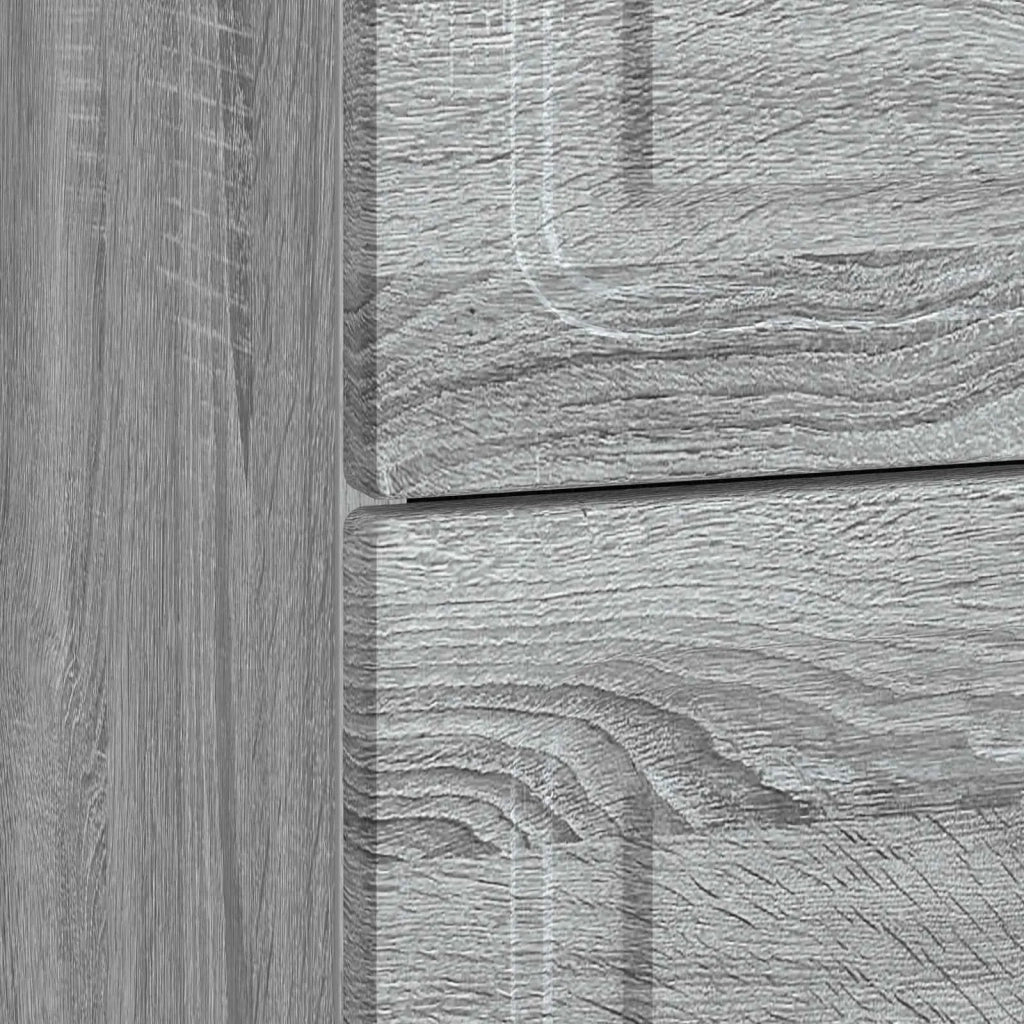 Armadio da Notte con cassetto Grigio Sonoma 62 x 34,5 x 44,5 cm