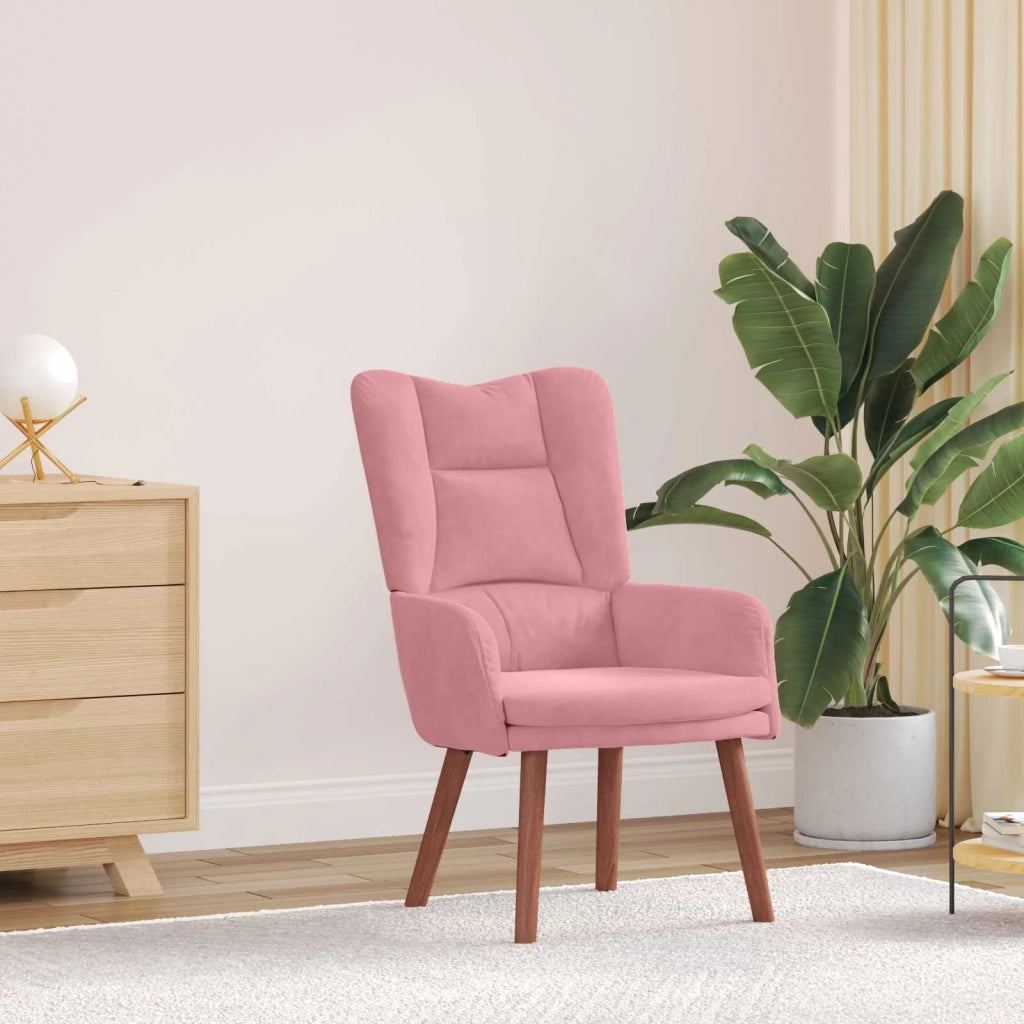 Divano Sedia-Poltrona Rosa 63 x 67 x 94 cm Velluto 492101