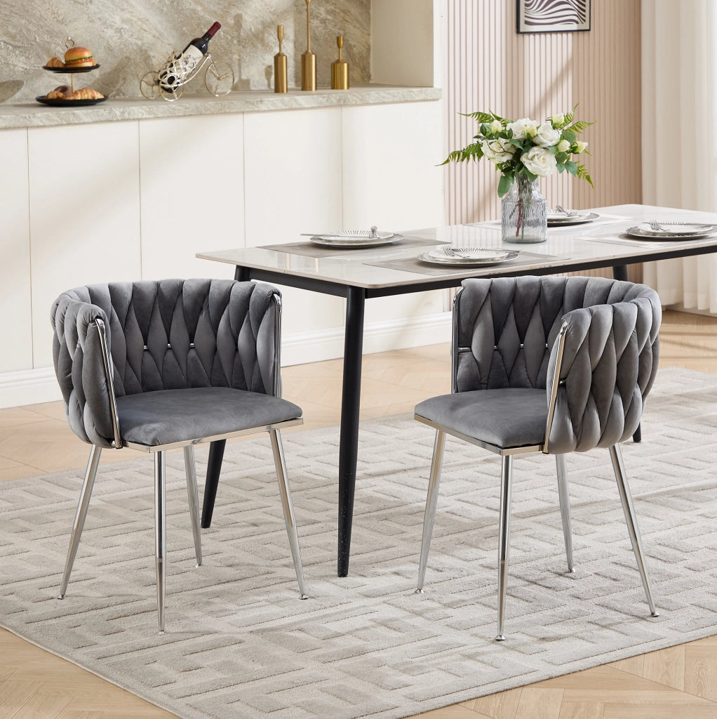 Sgabello da bar 66x44.5x52 cm con schienale basso in tessuto grigio