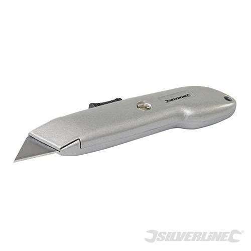 Taglierino zincato autoretr5055058115294attile Silverline con lama progressiva 140 mm Professionale