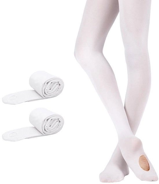 Pantaloni da Ballo Professionali di Qualità - Convertibili - 2 Paia - Taglie S/M/L - Adatti per la Danza - Materialeso Breatvole - Pantaloni da Ballo