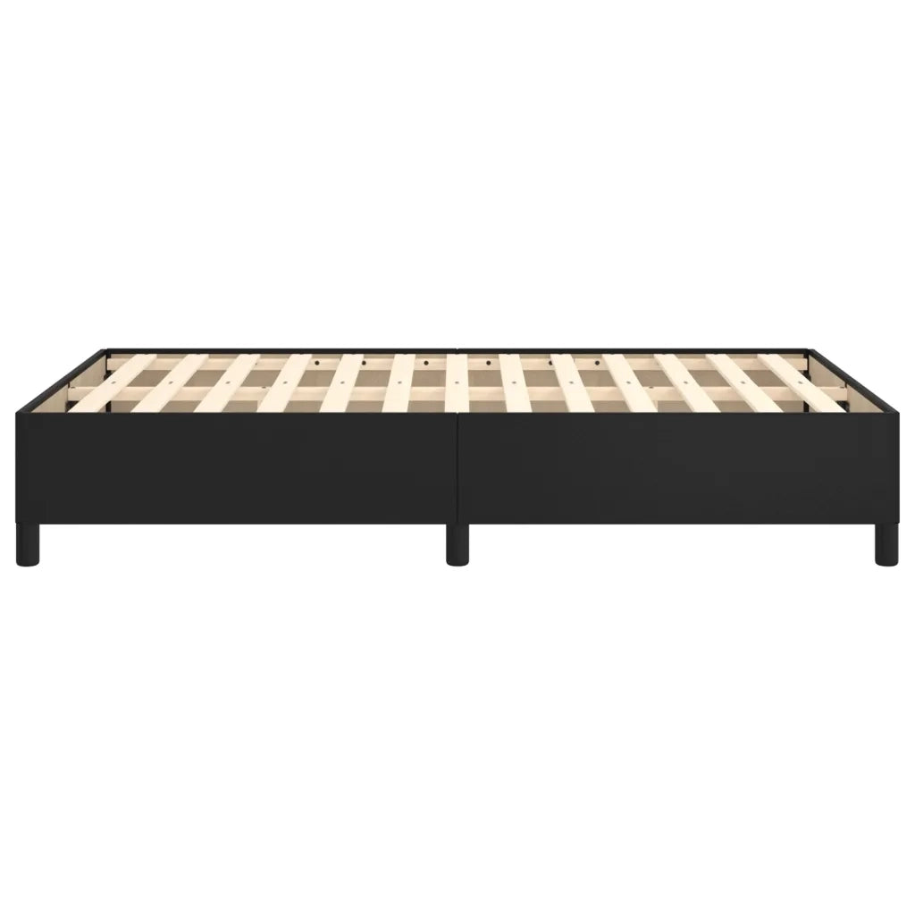 Giroletto-Struttura Letto Nero 120x200 cm in Similpelle 712038