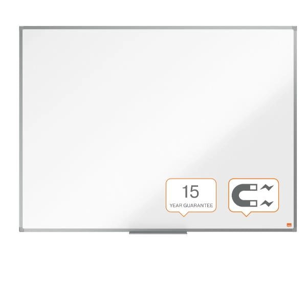 Nobo lavagna bianca magnetica in acciaio basic 1200x900 con bordo basico - 1905211