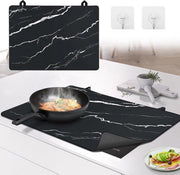Matte antiscivolo in silicone per piastra elettrica - 52 x 73 cm - Multifunzionale e con pattern di marmo