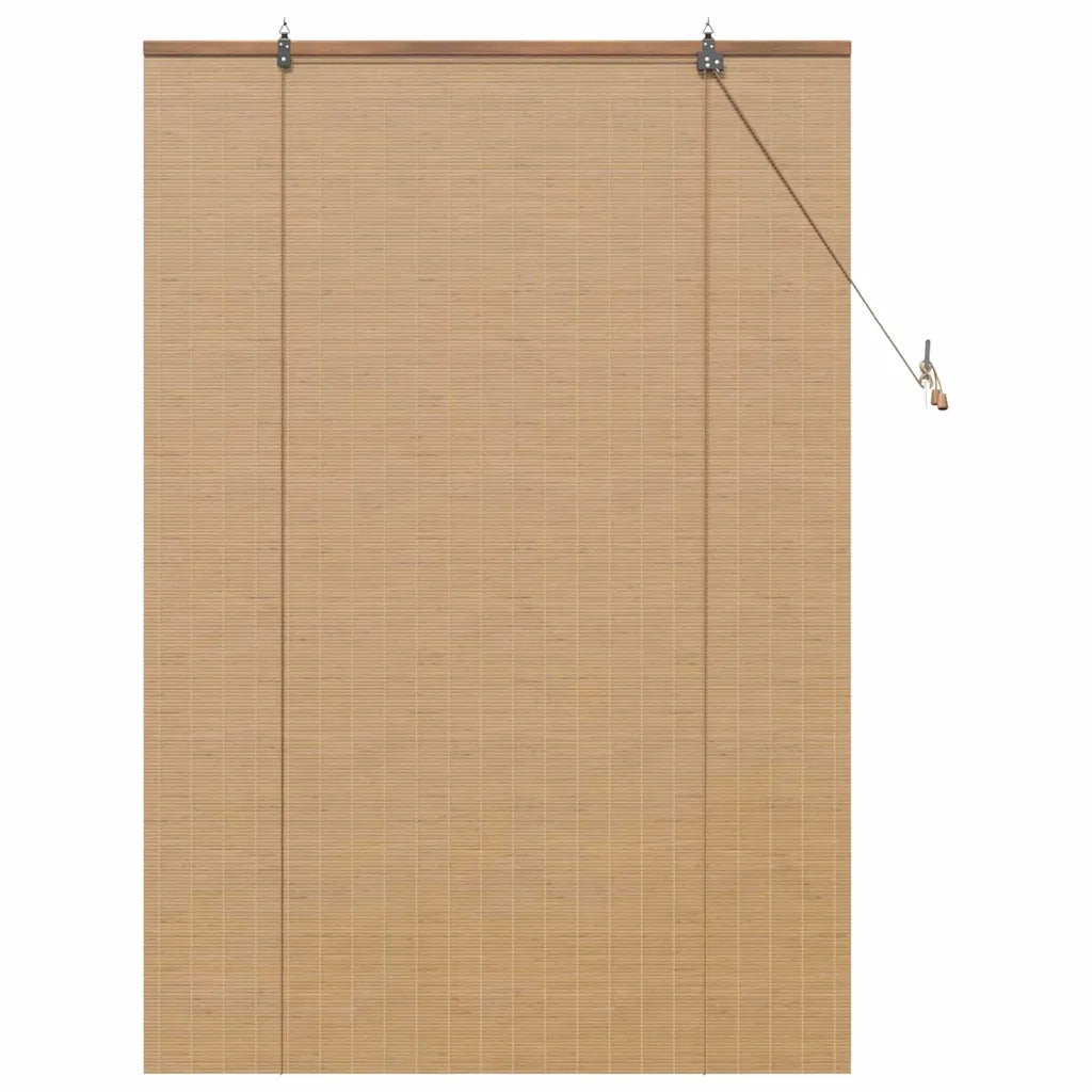 vidaXL Tende e Tapparelle per Finestre con tende Marrone Chiaro Bambù