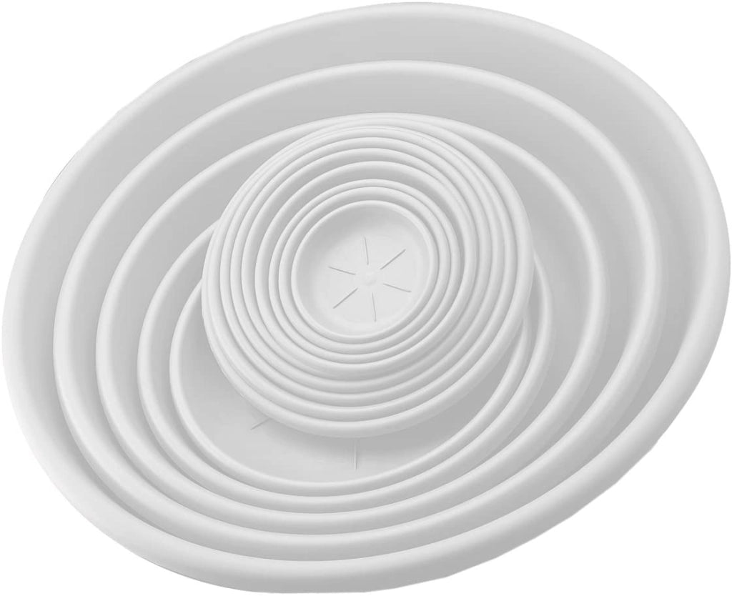 BAMA SOTTOVASO IN PLASTICA ROTONDO 26 CM IN COLORE BIANCO
