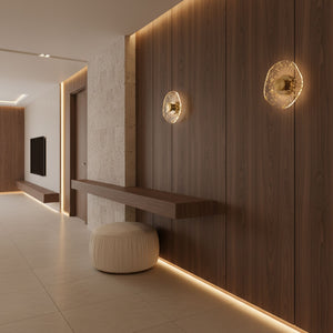 Lampada Da Parete Led App1794-w Brush Gold