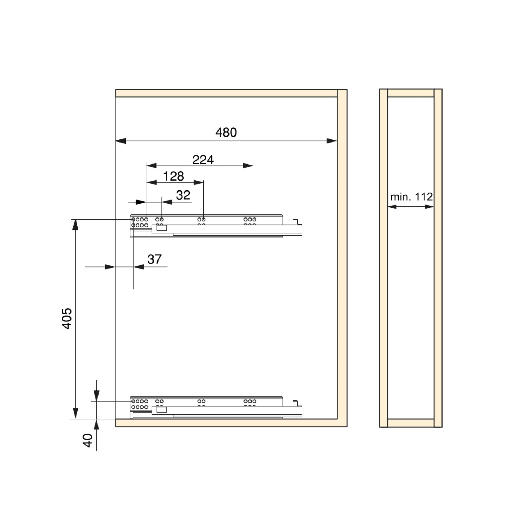 Portabottiglie Estraibile da Cucina in Acciaio Emuca Brillo Cromato