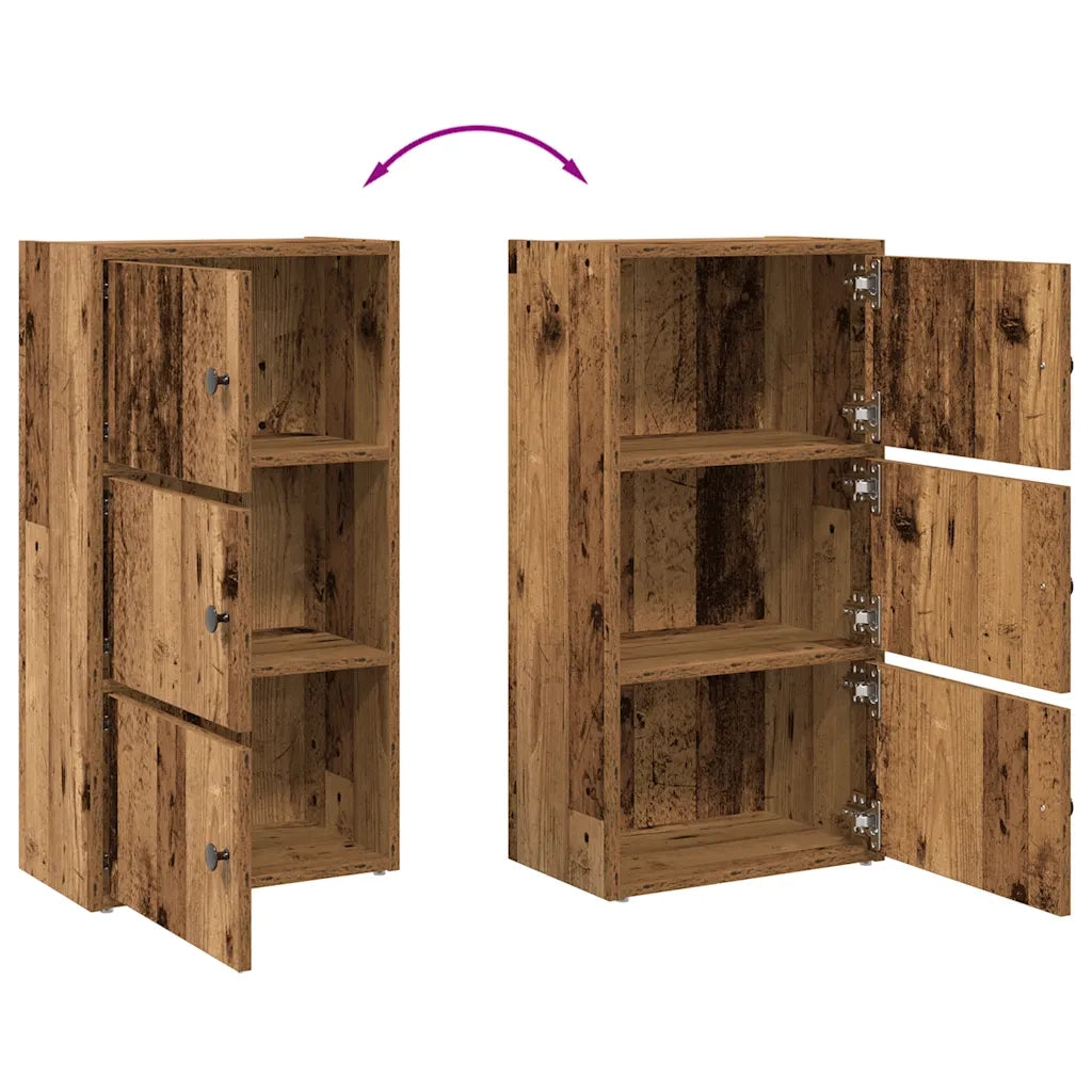 vidaXL Libreria Legno Vecchio 40x24x77 cm in Truciolato
