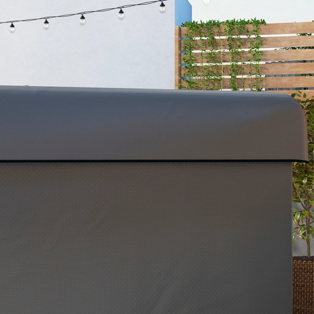 Copertura per Mobili da Giardino ¨C zephmum ¨C Grigio Scuro 215x155x150 cm
