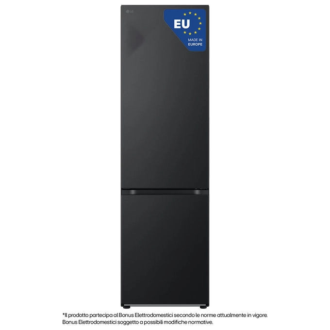 LG frigorifero combinato GBV7280AEV 387L classe a total no frost door cooling linear cooling fresh balancer nero