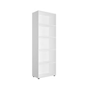 LIBRERIA 4 RIPIANI CM. 69X35X200 H BIANCA- 1,0 pz