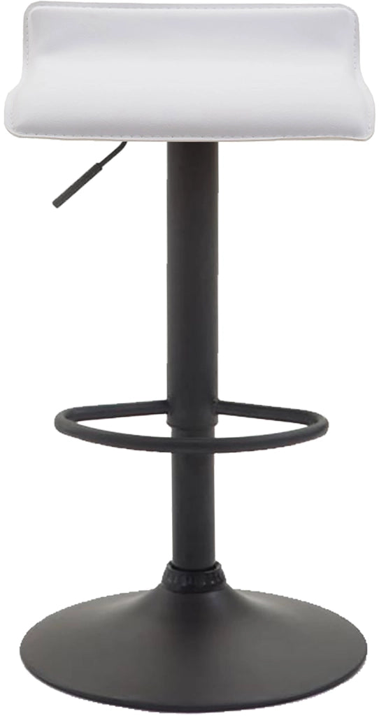 Set 2 Sgabelli Bar Dyn V2 In Similpelle bianco,nero