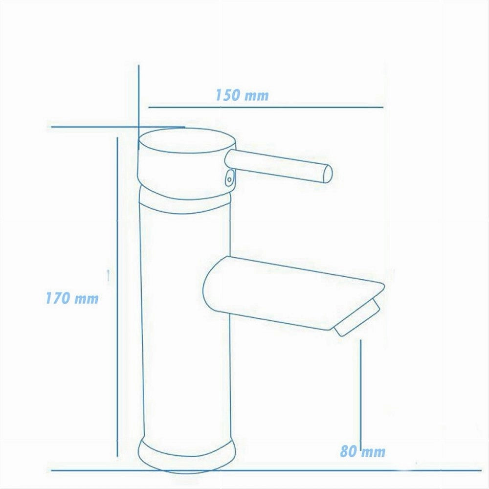 Trade Shop - Rubinetto Bagno Cromato Lucido Miscelatore Orientabile Lavabo A Canna Bassa 87386 -