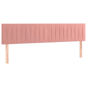 Testiera | Testata Rosa 200x5x78/88 cm in Velluto