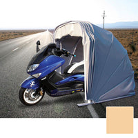 Motobox a Chiocciola Copertura Box in PVC per Moto Scooter - 360x140xh180 cm Beige Maddi