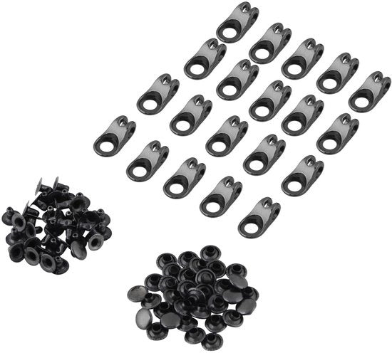 Accessori per scarpe - Connector per cinture - 20 pezzi - Spille per scarpe - Materiali per artigianato - Componenti per cinture di chiusura