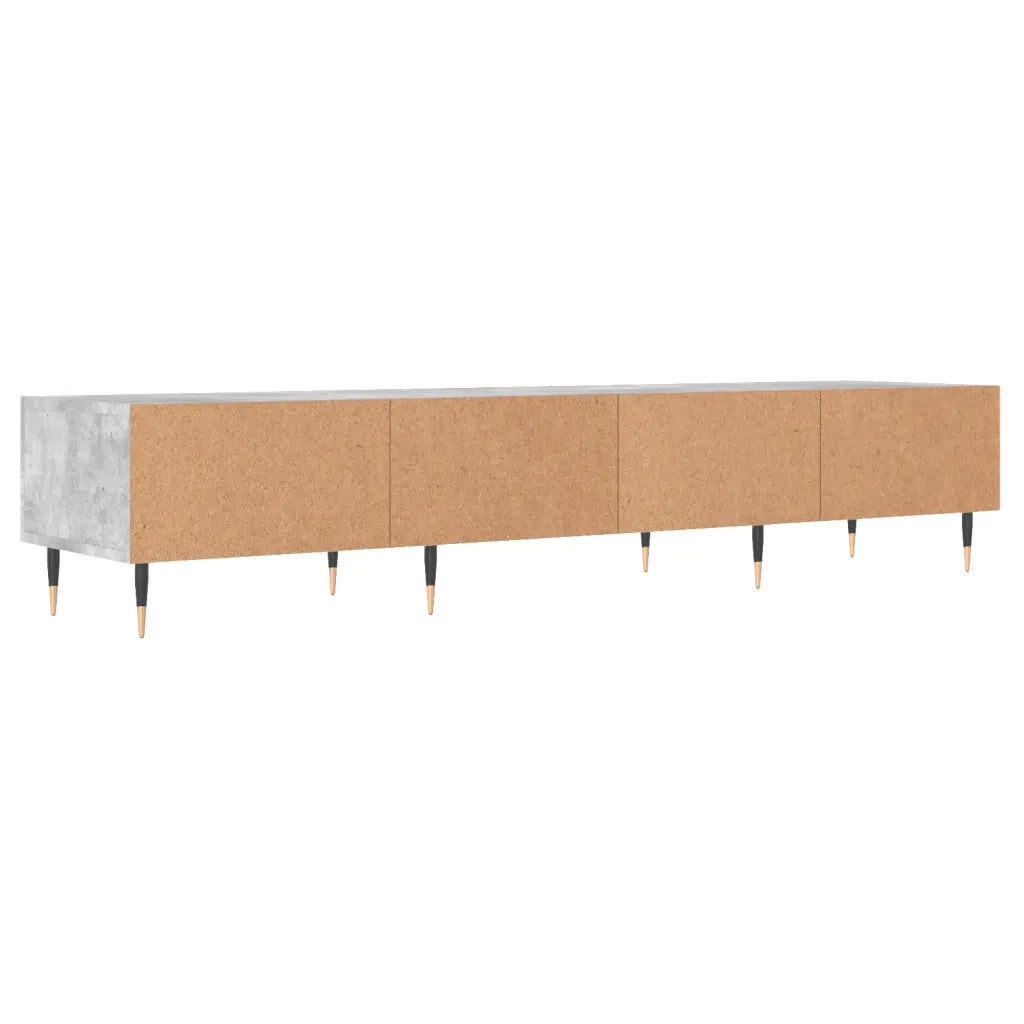 Mobile Porta TV-Mobile per TV-Credenza TV Grigio Cemento 150x36x30 cm Legno Multistrato 371587