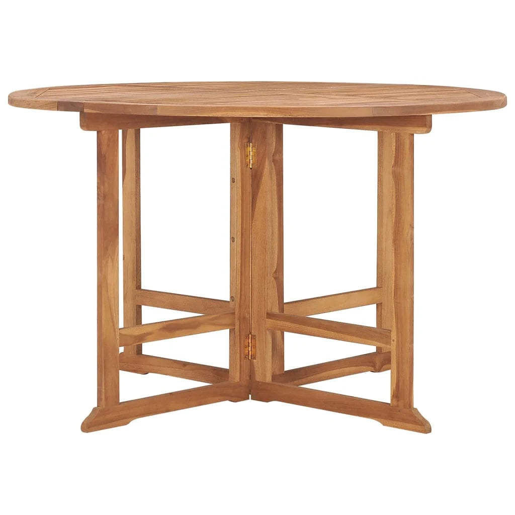 Set da pranzo pieghevole da esterno da 5 pezzi in legno massello di teak 02_0014715