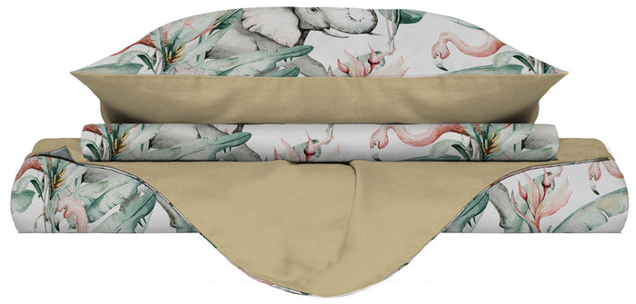 Copripiumino Singolo con Federe Stampato in Microfibra Denny