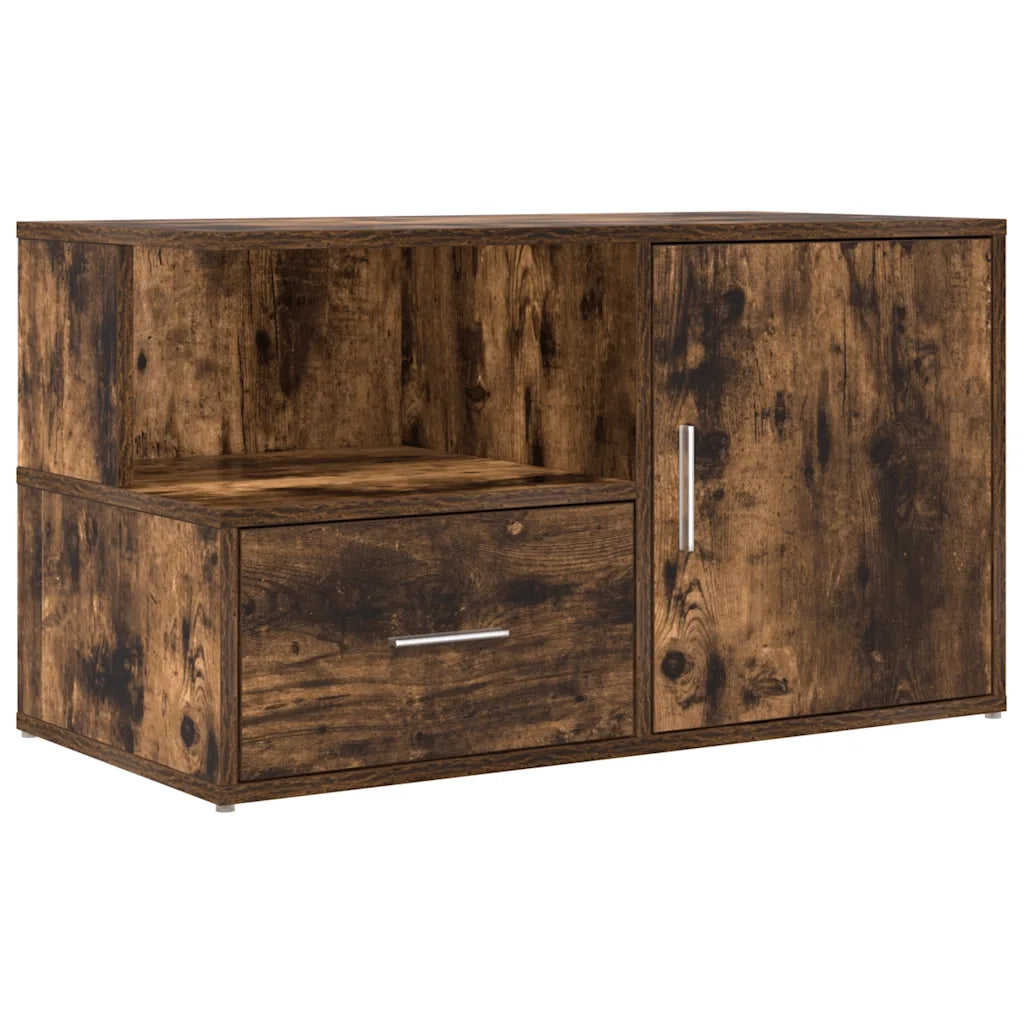 Mobile Angolare Rovere Fumo 200x40x45 cm in Truciolato CFW1961583