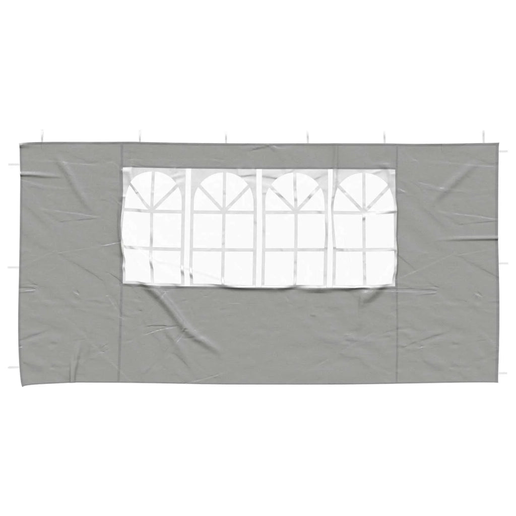 Parete per tenda da festa 2 pcs 400 x 195 cm Grigio Chiaro
