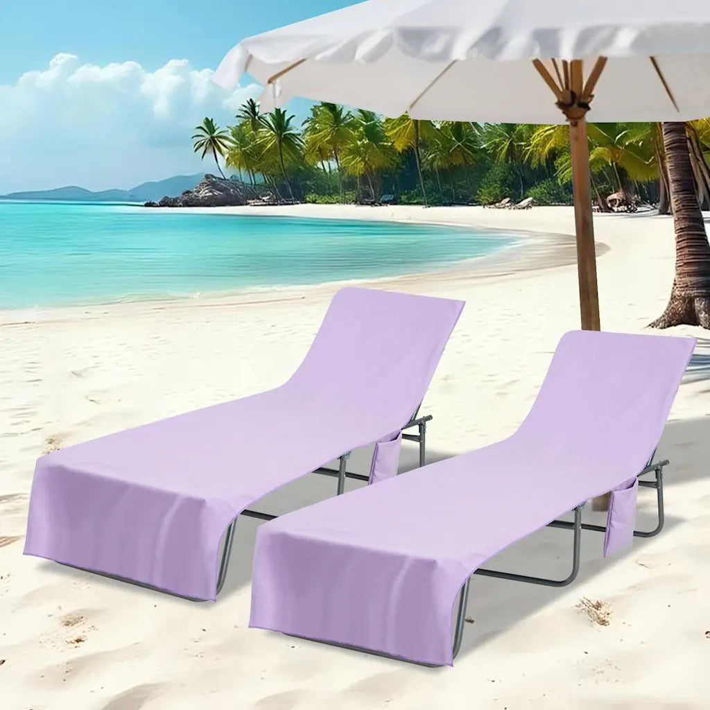 Asciugamani per lettino 2 pcs Viola 210 x 75 cm 42011518