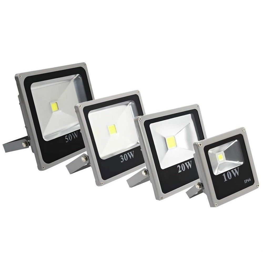 Trade Shop - Faro Led Faretto Slim Alta Luminosita' Luce Bianca 10 20 30 50 80 100 120 W Ip65 -  50 Watt