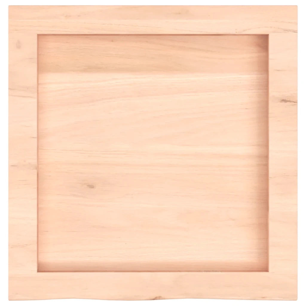 Ripiano a Parete 40x40x(2-4) cm Massello Rovere Non Trattato 363510
