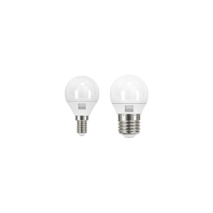 Bisonte Lampadina Led Sfera E27 8W=60W 806lm 3000k