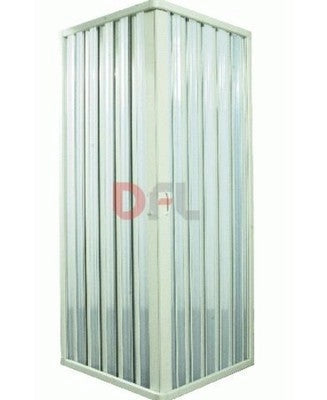 BOX DOCCIA A DUE PORTE PVC BIANCO CM. 90x90 - H 185 ARREDO BAGNO