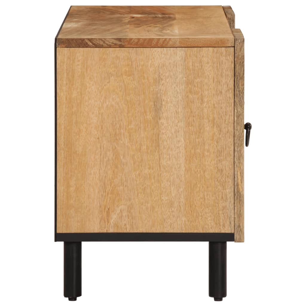 Mobile TV multimediale scaffale TV credenza mobile TV sala da pranzo soggiorno camera da letto 105 x 33 x 46 cm legno massello di mango marrone 02_0025673