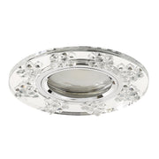 Faretto da incasso rotondo cromato vetro 1xMR16 Candellux