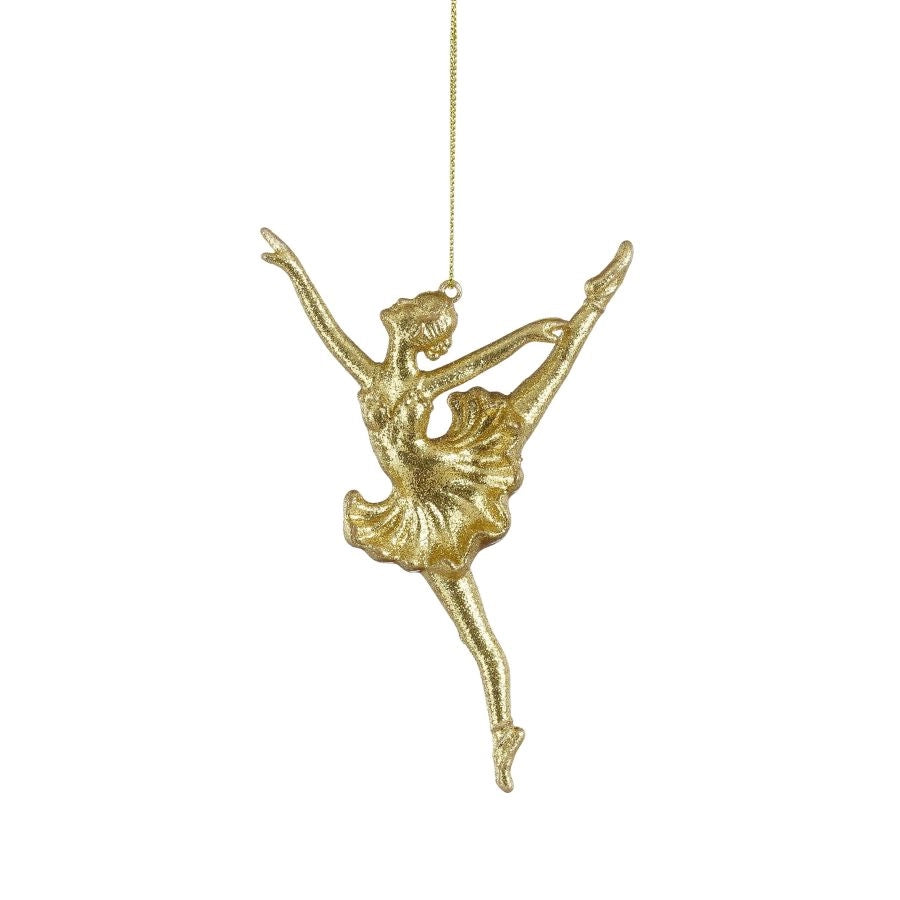 BALLERINA DA APPENDERE DECOARAZIONE ORO 15,5X9X2CM EDELMAN